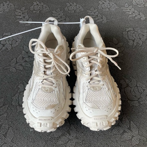 01975 巴黎世家棕色輪胎鞋42碼無盒成色新磨損小