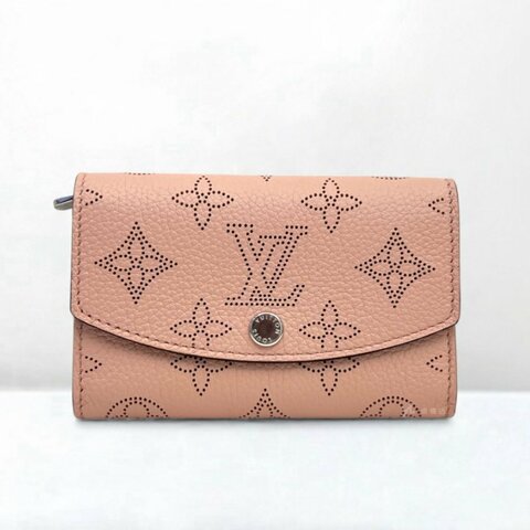 LV零錢包 粉色雷射洞洞零錢包M64050