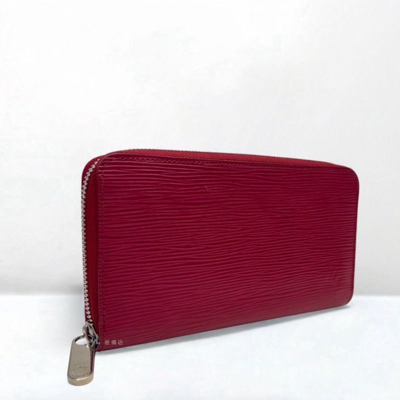 LV長夾 紫紅色EPIㄇ拉長夾M61858-1