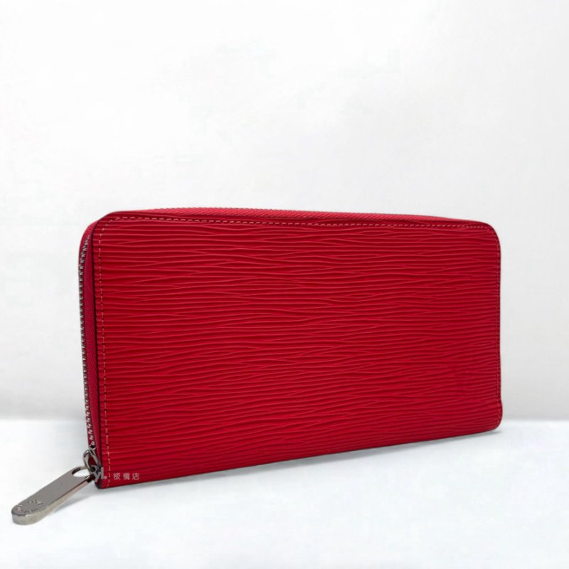 LV長夾 桃紅色EPIㄇ拉長夾-1