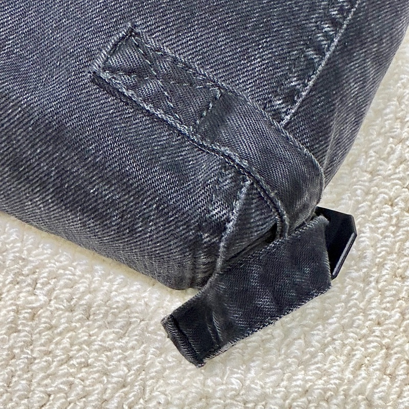 Balenciaga - Army 黑色牛仔斜背郵差包-7