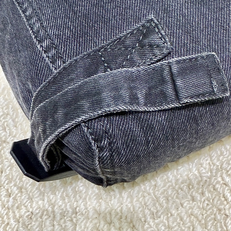 Balenciaga - Army 黑色牛仔斜背郵差包-8