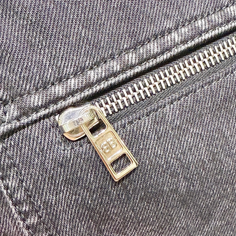 Balenciaga - Army 黑色牛仔斜背郵差包-14