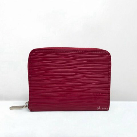 LV零錢包 紫紅色EPIㄇ拉零錢卡包M60383