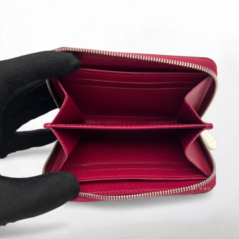 LV零錢包 紫紅色EPIㄇ拉零錢卡包M60383-5