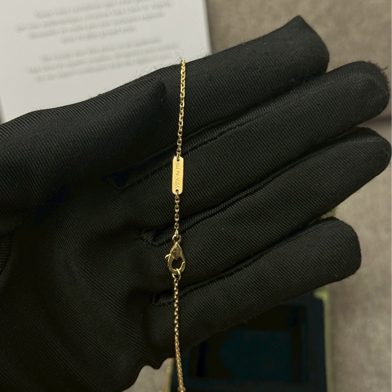 VCA 18k黃金雷射項鍊-5