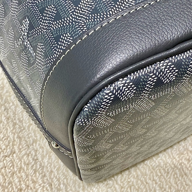 GOYARD - 灰色PETIT FLOT PM水桶包-9