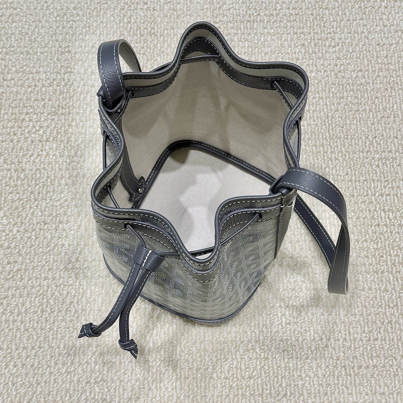 GOYARD - 灰色PETIT FLOT PM水桶包-11