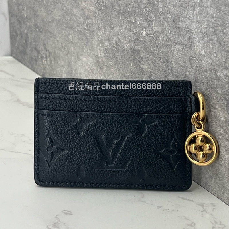 💗香緹國際精品💗 LV 黑壓紋卡夾-0