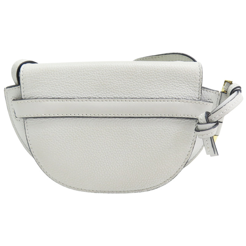 白灰色 牛皮 gate mini 肩背包【LOEWE 羅威】-1