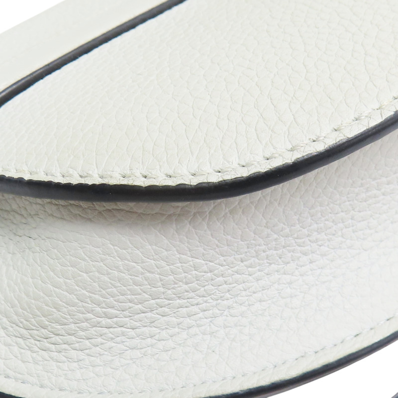 白灰色 牛皮 gate mini 肩背包【LOEWE 羅威】-10