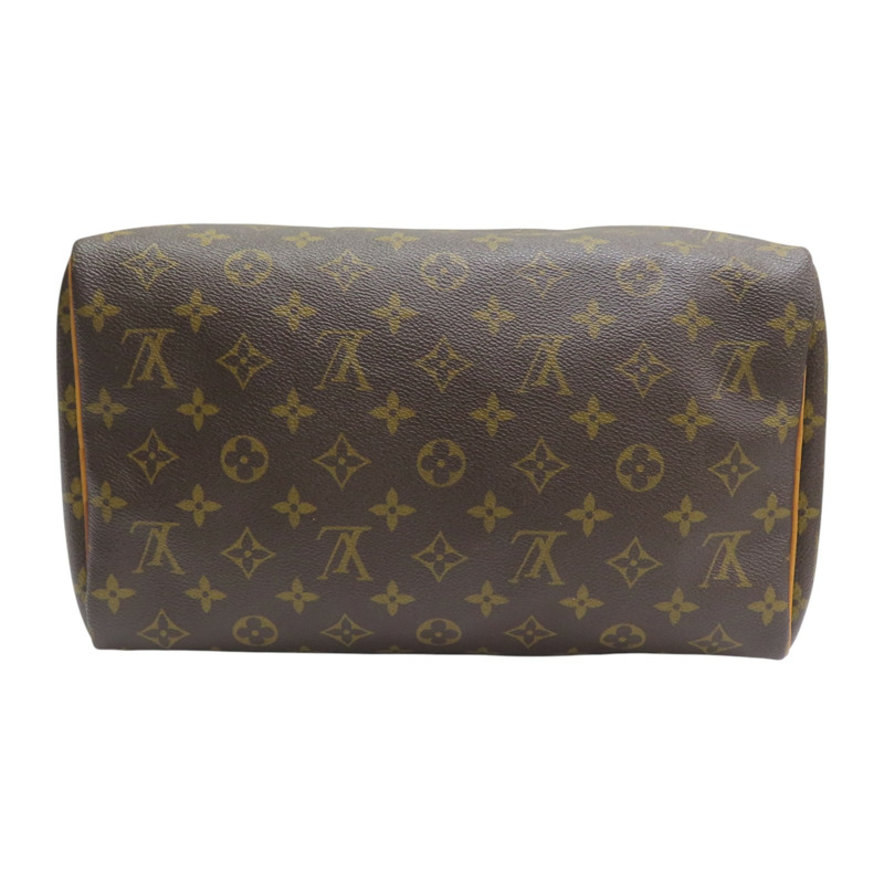 棕色 原花 PVC塗層帆布 Speedy 30 手提包【LOUIS VUITTON LV 路易威登】 M41526-3