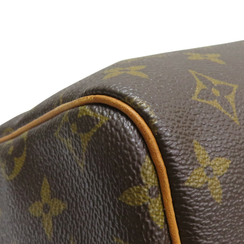 棕色 原花 PVC塗層帆布 Speedy 30 手提包【LOUIS VUITTON LV 路易威登】 M41526-10