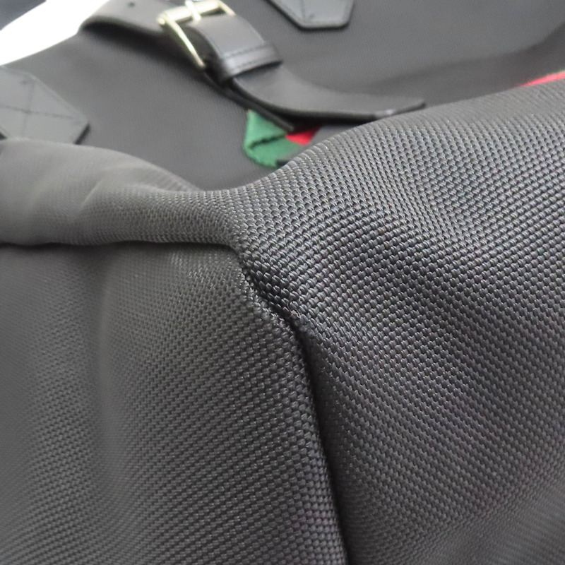黑色 帆布 托特包【GUCCI 古馳】 337069-9
