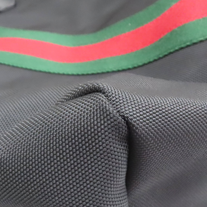 黑色 帆布 托特包【GUCCI 古馳】 337069-11