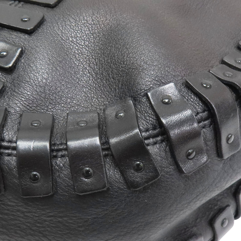 黑色 牛皮 肩背包【BURBERRY 巴寶莉】-9