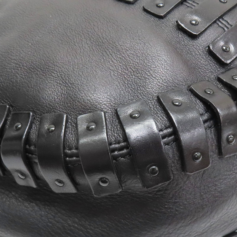 黑色 牛皮 肩背包【BURBERRY 巴寶莉】-10