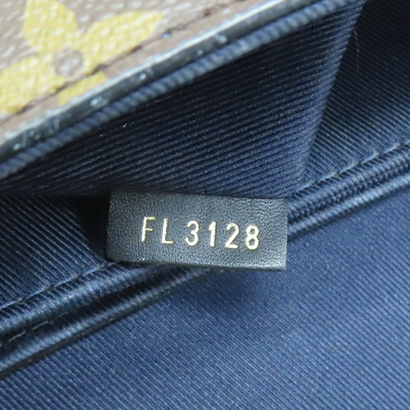 棕色 原花 帆布 藍紅 Georges BB 兩用包【LOUIS VUITTON LV 路易威登】 M43867-6