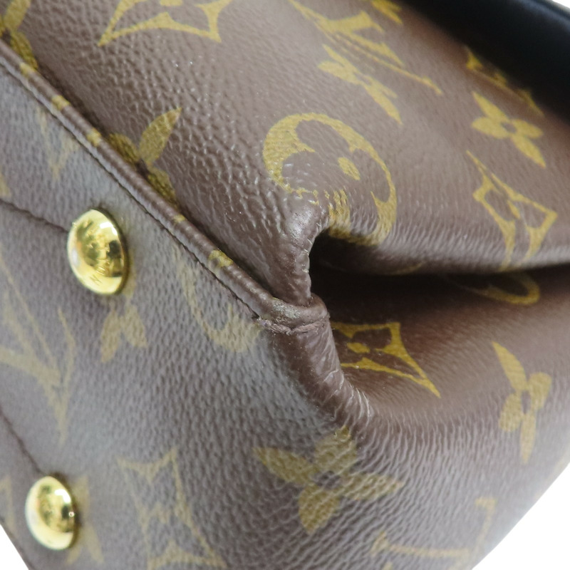 棕色 原花 帆布 藍紅 Georges BB 兩用包【LOUIS VUITTON LV 路易威登】 M43867-10