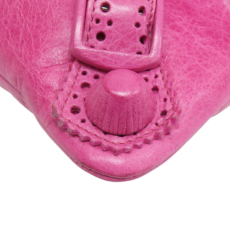 粉色 山羊皮 手拿包【BALENCIAGA 巴黎世家】 204534-10