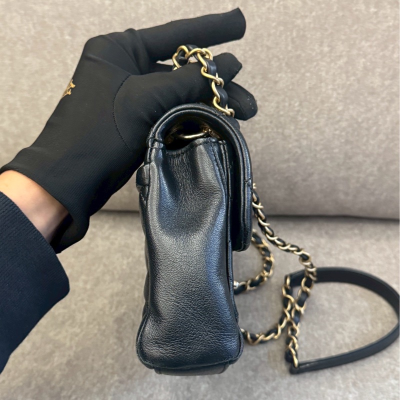 香奈兒黑色豆腐包-2