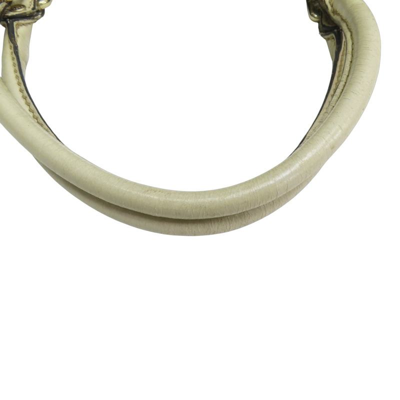 米色 緹花帆布 手提包【GUCCI 古馳】 211943-9