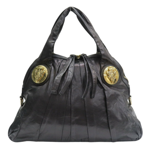 黑色 牛皮 Hysteria Hobo 肩背包【GUCCI 古馳】 197019