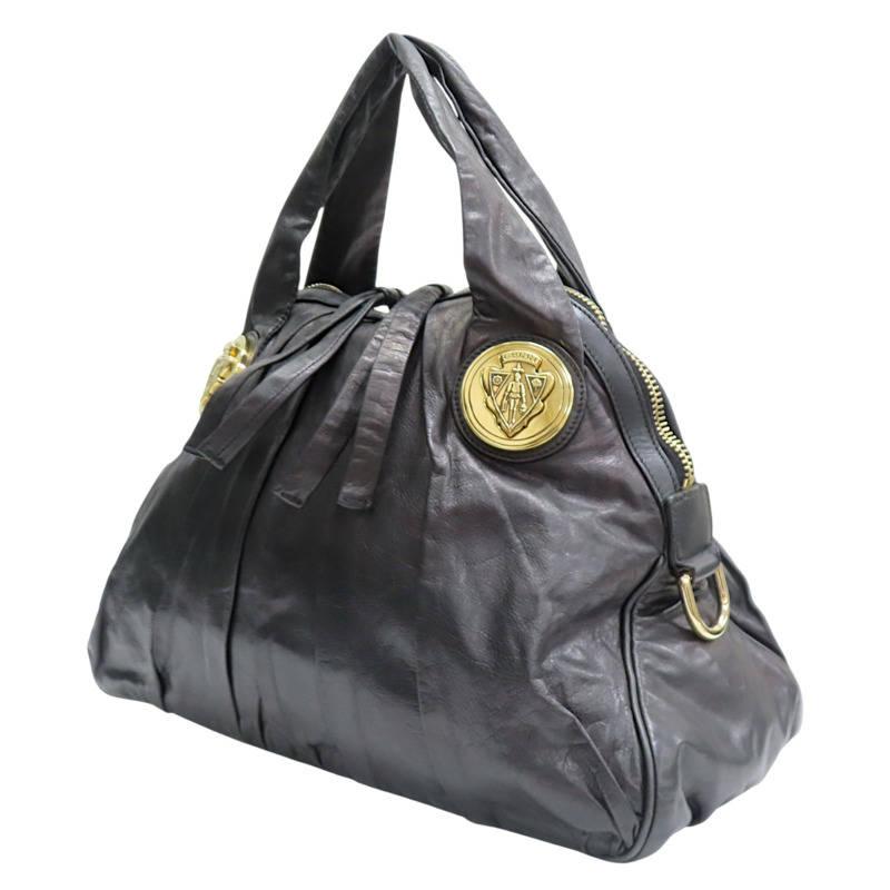 黑色 牛皮 Hysteria Hobo 肩背包【GUCCI 古馳】 197019-2