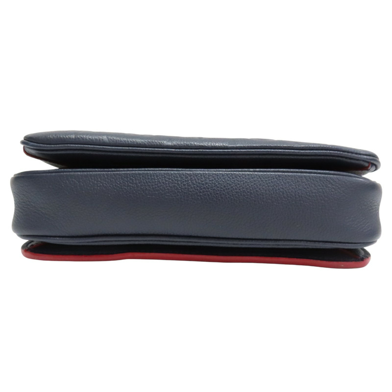 藍色 原花 皮革壓紋 Pochette Metis MM 兩用包【LOUIS VUITTON LV 路易威登】 M44071-3