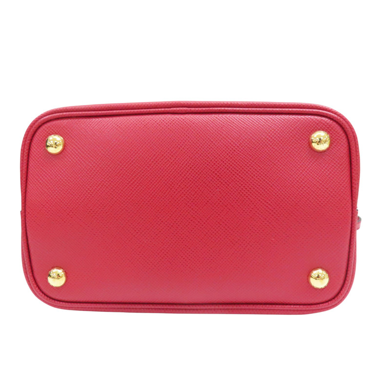 紅色 牛皮 水桶包 兩用包【PRADA 普拉達】 1BA212-3