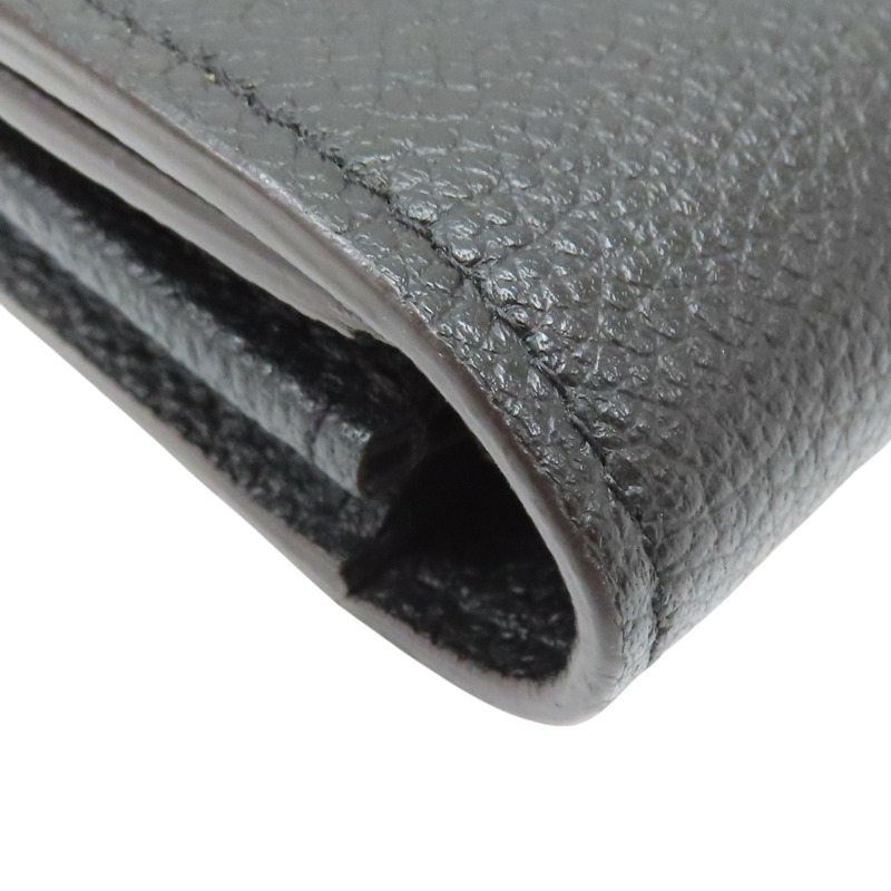 棕/黑色 原花帆布 金扣 兩折長夾 M61835【LOUIS VUITTON LV 路易威登】 M61835-17