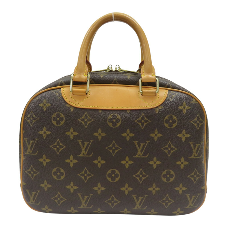 棕色 原花帆布 Trouville 小珍包 手提包【LOUIS VUITTON LV 路易威登】 M42228-1