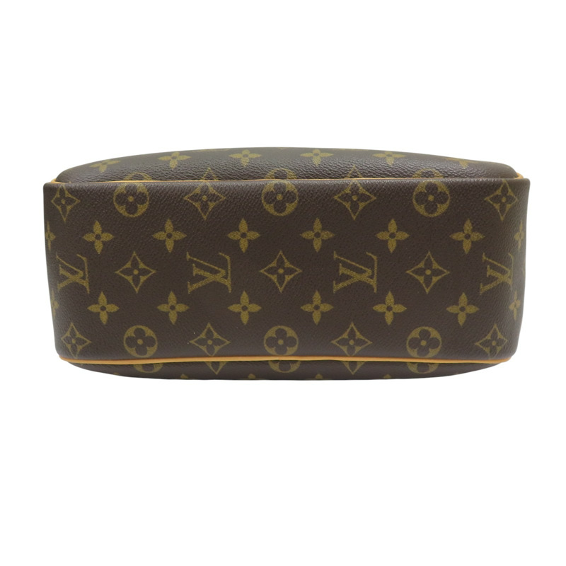 棕色 原花帆布 Trouville 小珍包 手提包【LOUIS VUITTON LV 路易威登】 M42228-3