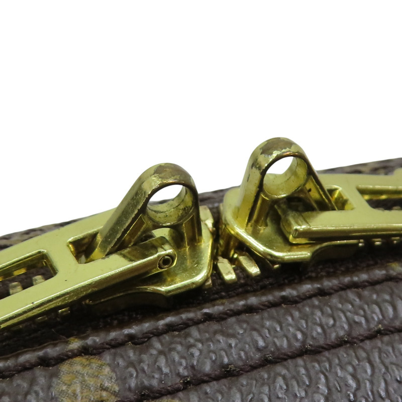 棕色 原花帆布 Trouville 小珍包 手提包【LOUIS VUITTON LV 路易威登】 M42228-13