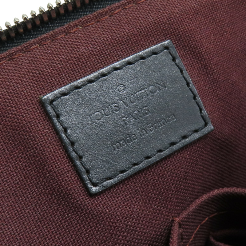 棕色 原花帆布 Porte-Documents Jour 兩用包【LOUIS VUITTON LV 路易威登】 M40868-9