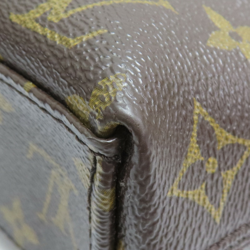 棕色 原花帆布 Porte-Documents Jour 兩用包【LOUIS VUITTON LV 路易威登】 M40868-14