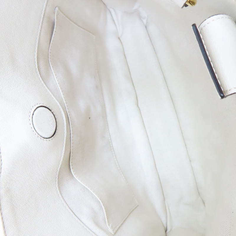 白色 緹花帆布 1955 Horsebit 肩背包【GUCCI 古馳】 621144-4