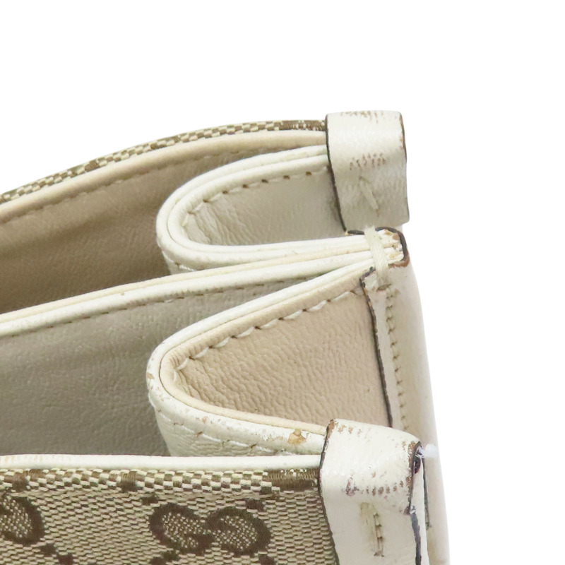 白色 緹花帆布 1955 Horsebit 肩背包【GUCCI 古馳】 621144-15