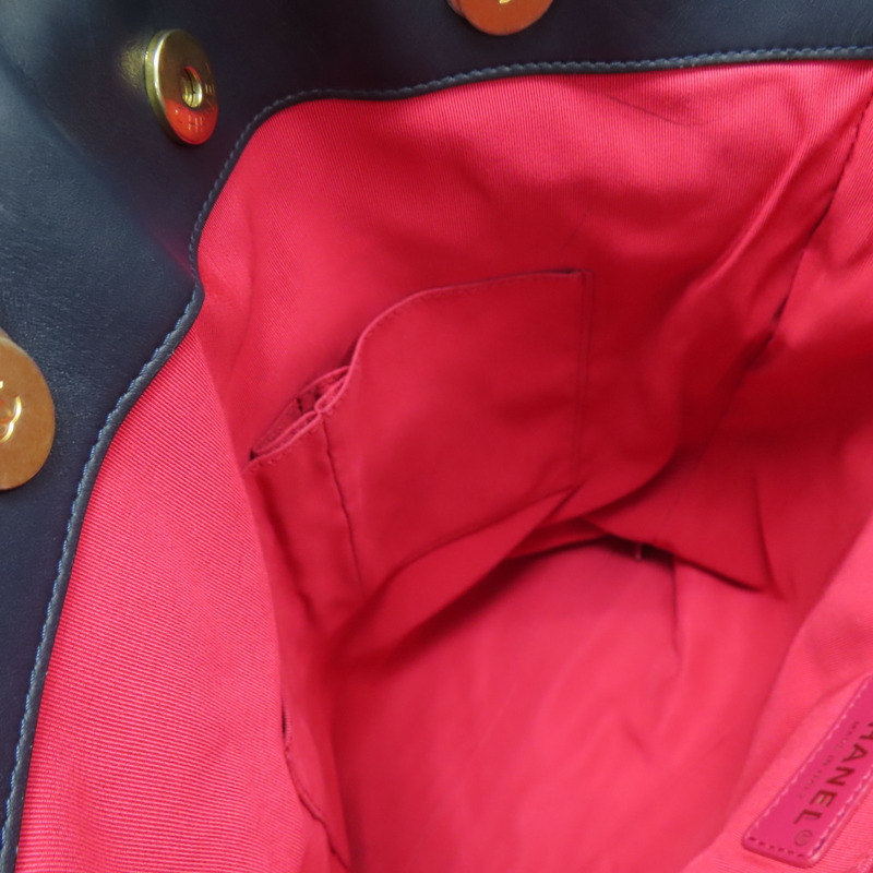 藍色 毛呢編織 手提包【CHANEL 香奈兒】-6