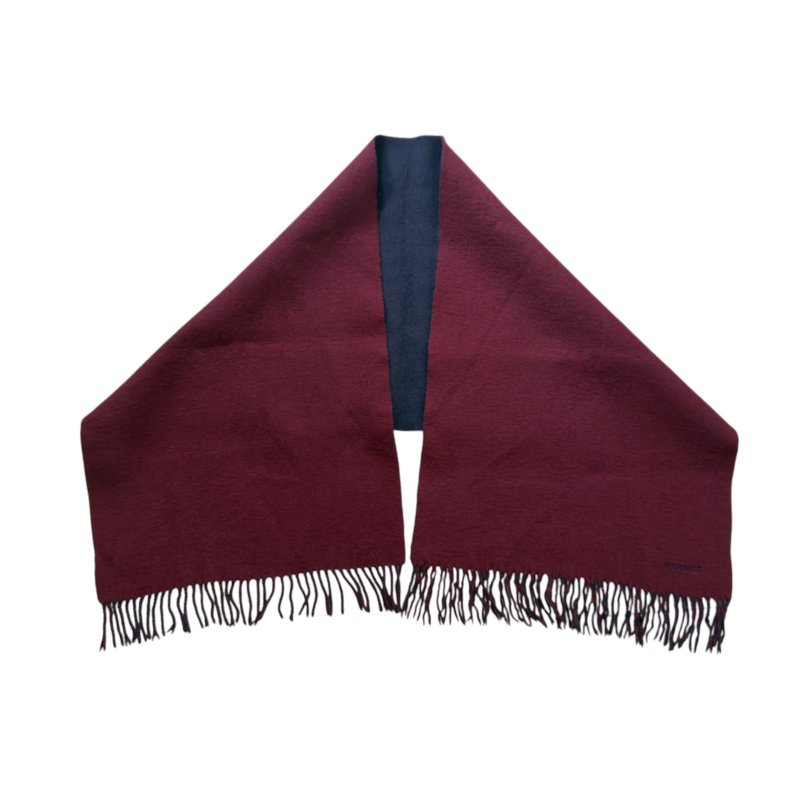 HERMES 純羊絨 雙面 圍巾-2