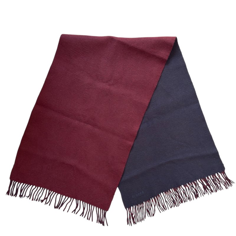 HERMES 純羊絨 雙面 圍巾-6