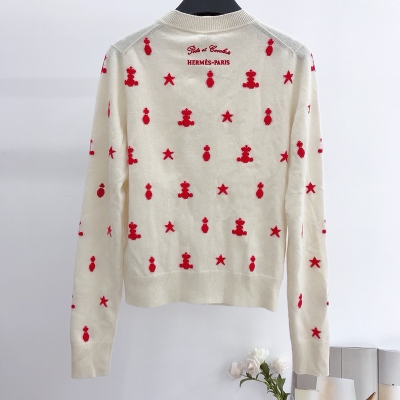 Hermes 衣服 針織開衫 36碼 (胸圍44肩寬37)100%山羊絨 原價1w➕-1