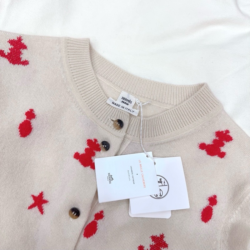 Hermes 衣服 針織開衫 36碼 (胸圍44肩寬37)100%山羊絨 原價1w➕-7