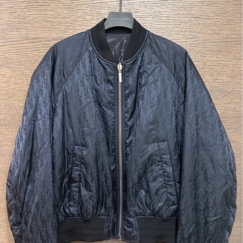 迪奧黑色飛行外套