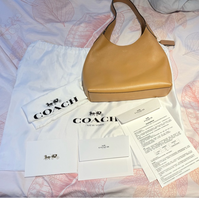 近9.9成新 COACH Brooklyn 小 淺咖啡色-18