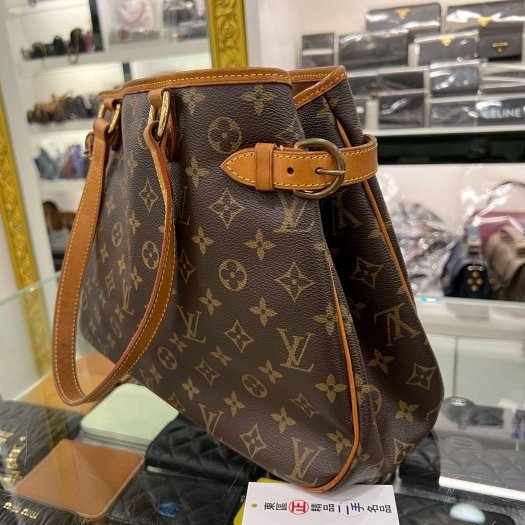 東區正精品㊣LV M51154 字紋老花兩側釦環拉橫式名媛包肩背包手提包 RZ6050-4