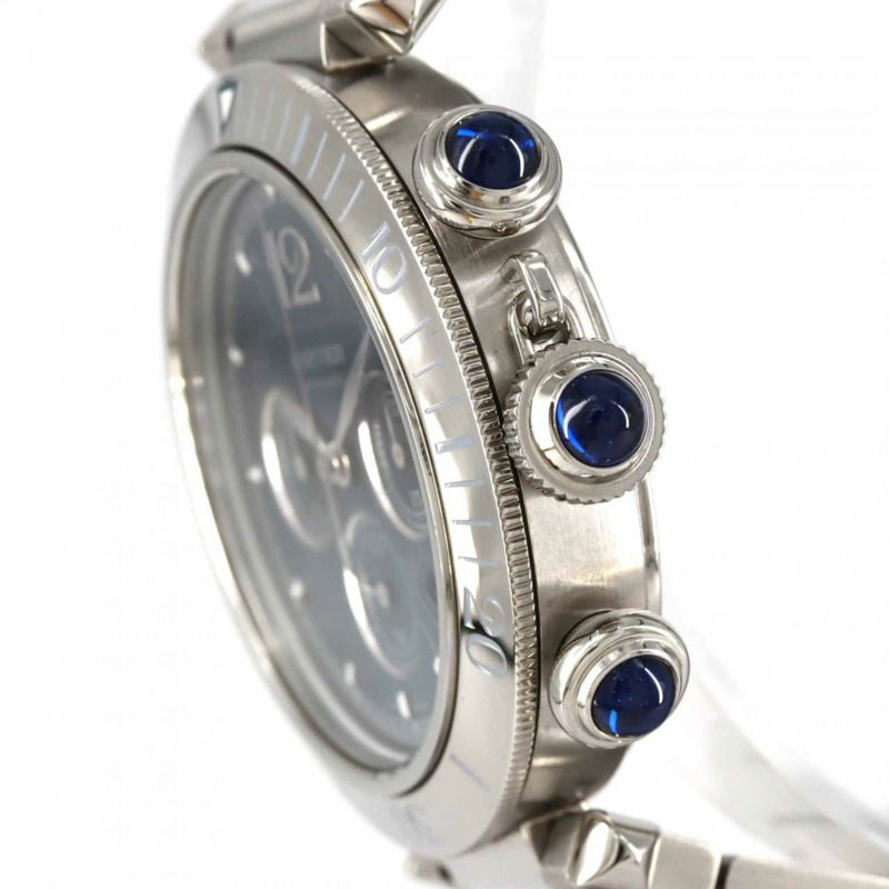 卡地亞 Pasha de Chronograph WSPA0039 不鏽鋼自動腕錶-2