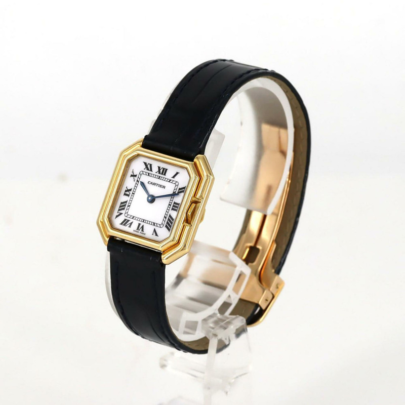卡地亞 Santur YG 82720752 手動上鍊腕錶-1