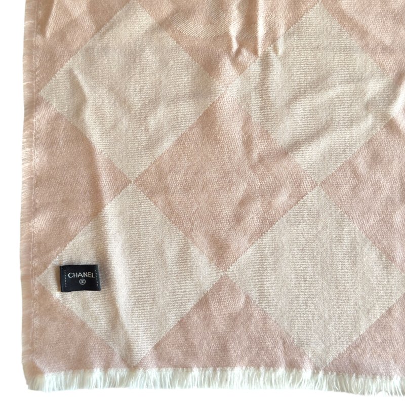 CHANEL CC 純羊絨 圍巾-7