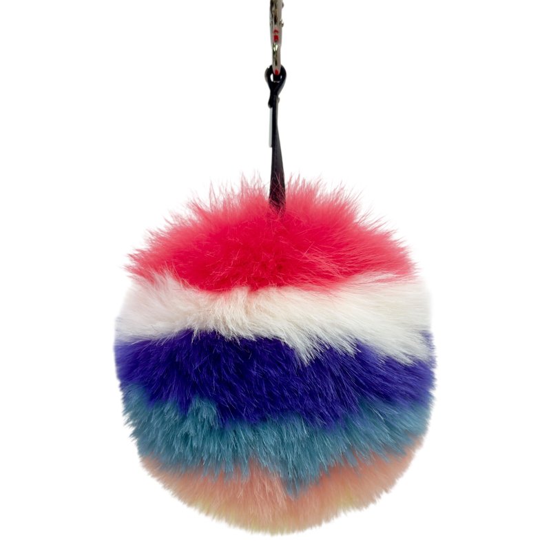 FENDI 毛毛球 掛飾-7